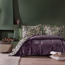 Yataş Bedding Barlett Çift Kişilik Mürdüm Triola Set