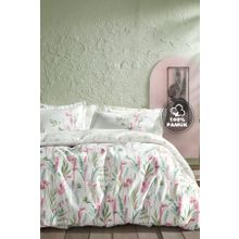Yataş Hana Ranforce Pembe Tek Kişilik Nevresim Seti