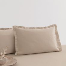 Yataş Nemty Pamuk Saten Yastık Kılıfı 2 Adet - Bej - 50x70