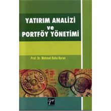 YATIRIM ANALIZI VE PORTFÖY YÖNETIMI - MEHMET BAHA KARAN