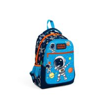 Yaygan Coral High Sırt Çantası, Uzay Temalı, Mavi-Turuncu, Unisex