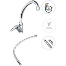Yayke Mermerden Tekli Mix Tezgahüstü Tek Su Çıkışlı Lavabo Bataryası