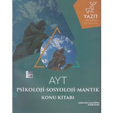 Yazıt Yayınları AYT Psikoloji Sosyoloji Mantık Konu Kitabı