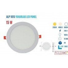 Ycl ALP-1015B 15 W Sıva Altı Yuvarlak Beyaz Led Panel