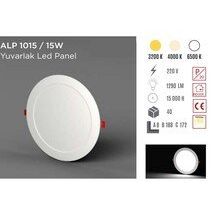 Ycl ALP-1015S 15 W Sıva Altı Yuvarlak Sarı Led Panel