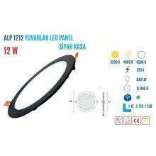 Ycl ALP-1212G 12W Sıva Altı Yuvarlak Günışığı Led Panel