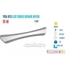 Ycl YDA-615G 15W 52 cm 4000K Yatay Led Duvar Aplik