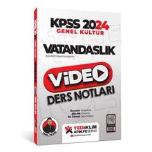 Yediiklim Yayınları - 2024 Kpss Atölye Serisi Vatandaşlık Video Ders Notları