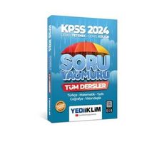 Yediiklim Yayınları - 2024 KPSS Genel Yetenek Genel Kültür Tüm Dersler Soru Yağmuru