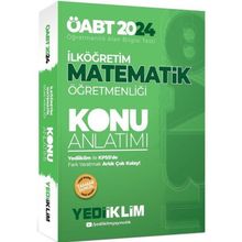 Yediiklim Yayınları - 2024 Öabt İlköğretim Matematik Öğretmenliği Konu Anlatımı