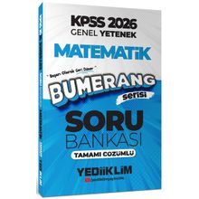 Yediiklim Yayınları 2026 KPSS Genel Yetenek Bumerang Matematik Tamamı Çözümlü Soru Bankası