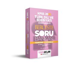 Yediiklim Yayınları ÖABT Türk Dili ve Edebiyatı Öğretmenliği Tamamı Çözümlü Soru Bankası