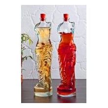 Yeni11 200 ml 2'li Set Venüs Yağdanlık Kadın Figürlü Sirkelik Sosluk