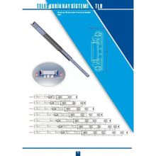 Yeniler Y-TLB-45MM-55F 45 mm Frenli 55 cm Teleskopik Bilyalı Ray
