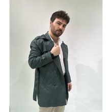 Yeşil Erkek Trençkot - 44