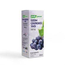 Yeşil Pazar 20 ml Bitkisel Sabit Üzüm Çekirdeği Yağı