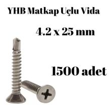 Yhb 4,2x25 mm 1500'lü Paket Matkap Uçlu Vida