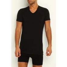 Yıldız 151 V Yaka Siyah Erkek T-Shirt