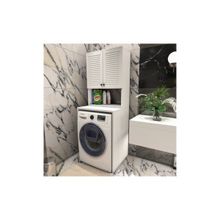 Yıldız Elegance Luxe Antik Beyaz Çamaşır Banyo Dolabı