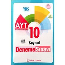 YKS AYT Sayısal 10 Deneme Sınavı Palme Kitabevi