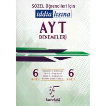 YKS AYT Sözel 6'lı Denemeleri Karekök Yayınları