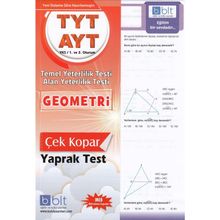 Yks Tyt Ayt Geometri Çek Kopar Yaprak Test-Bulut Yayınları