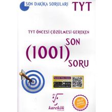 YKS TYT Son 1001 Soru Karekök Yayınları