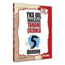 YKSDİL İngilizce Tamamı Çözümlü 5 Deneme Tercih Akademi Yayınları