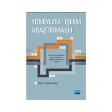 Yöneylem Araştırması 1 - Fatma Lorcu
