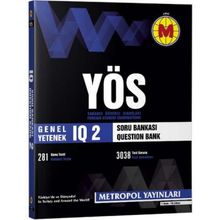 YÖS IQ Soru Bankası 2 Metropol Yayınları