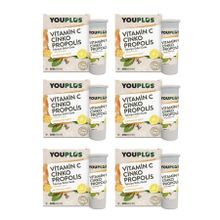 YouPlus Vitamin C Çinko Propolis 6x20 Efervesan Tablet