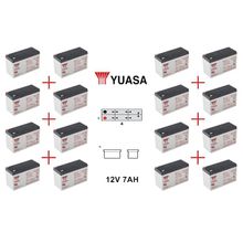 Yuasa NP 12V 7 Ah F1 İnce Bakımsız Kuru Akü