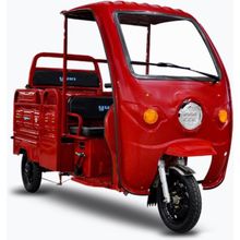 Yuki Ilgaz x Elektrikli 1000W Batarya ile 500 kg Taşıma Kapasitesine Sahip Kırmızı Motosiklet