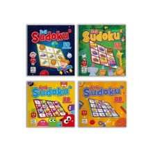 Yükselen Zeka 9786057483331 Stickerli Sudoku Serisi 3 6 Yaş Dikkat Geliştiren Bulmacalar