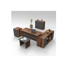 Yurudesign Vario Abcef Antrasit Ofis Büro Masa Takımı