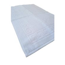 Yusra Ticaret 50x70 cm 2'li 100 Pamuklu Ayak İzli Banyo Paspas Ayak Havlusu
