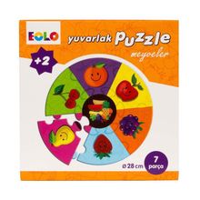Yuvarlak Puzzle - Meyveler - imami gazali Eolo Eğitici Oyuncak Komisyon