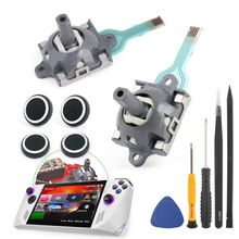 YWLRONG 2 paket Joystick Asus ROG Ally RC71L el konsolu Joystick yedek GPD win3 Windows 10 el dizüstü başparmak çubukları Joystick aksesuarları parçaları tamir araçları ile değiştirin