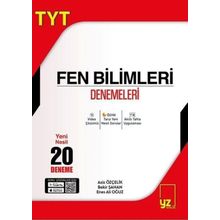YZ Yayınları TYT Fen Bilimleri 20 Deneme Sınavı