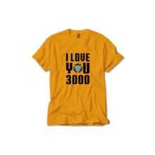 Z Zepplin RT0791 Iron Man Love 3000 Sarı Erkek T-shirt