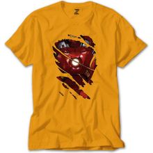 Z Zepplin RT4613 Iron Man Body Sarı Erkek T-shirt
