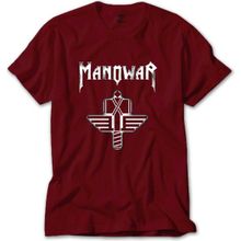 Z Zepplin RT5963 Manowar Sign Of The Hammer Neon Kırmızı Erkek T-shirt