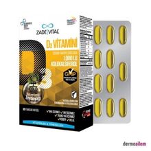 Zade Vital D3 Vitamini 1000 IU 30 Kapsül