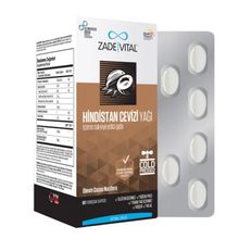Zade Vital Hindistan Cevizi Yağı 1000 mg 60 Kapsül