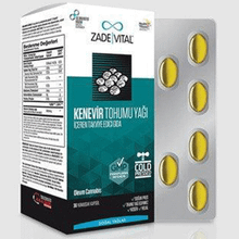 Zade Vital Kenevir Tohumu Yağı 30 Kapsül