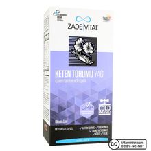 Zade Vital Keten Tohumu Yağı 30 Kapsül