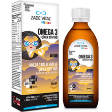 Zade Vital Miniza Omega 3 Çörek Otu Yağı 150 ml Şurup Balık Yağı