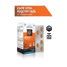 Zade Vital Ruşeym Yağı 60 Kapsül