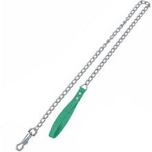 Zampa 3 mm x 120 cm Yumuşak Dokulu Yeşil Köpek Gezdirme Zinciri