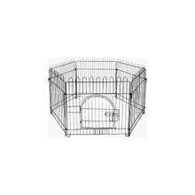 Zampa Metal 75x70 cm Siyah Köpek Çiti